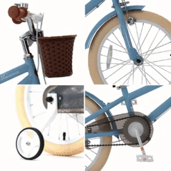 RoyalBaby 18-inch Vintage Style Kids Bike - Macaron Blue -Kids Car Sales Royal Baby 18 inch Vintage Style Kids Bike MacaronBlue 5e33b410 641a 4a7e b6d0 16df0d7971ef