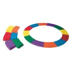 Soft Foam Modular Rainbow Balance Builder Mats