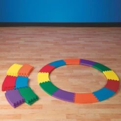 Soft Foam Modular Rainbow Balance Builder Mats -Kids Car Sales Soft Foam Modular Rainbow Balance Builder Mats Actual Look