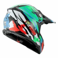 TDRMOTO Kids Full-Face Motorbike/ATV Helmet - Green -Kids Car Sales TP440GRN 3