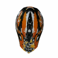 TDRMOTO Kids Full-Face Motorbike/ATV Helmet - Orange -Kids Car Sales TP440RG4