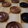 Teak 18cm Timber Giant Checkers