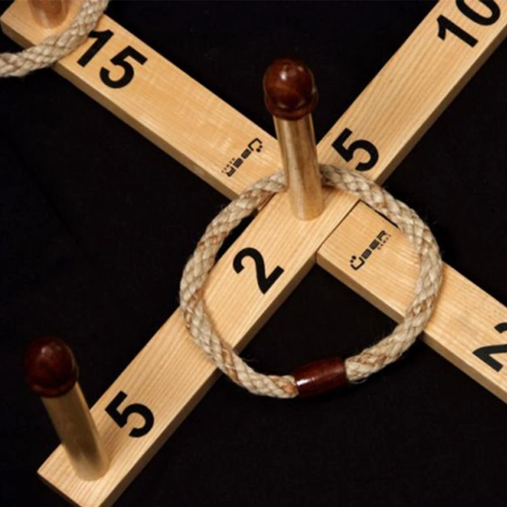 Uber Premium Wooden Quoits Set 3 Uber Premium Wooden Quoits Set - Image 3