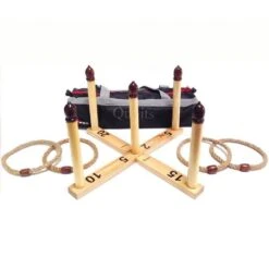 Uber Premium Wooden Quoits Set 8 Uber Premium Wooden Quoits Set -Kids Car Sales Uber Premium Wooden Quoits Set Front View