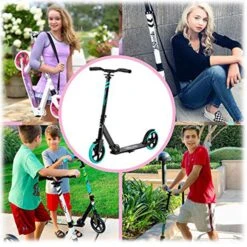 Lascoota Pulse Kick Push Commuter Scooter For Teens And Adult - Plum -Kids Car Sales V185 695844PLUM s l1600 08