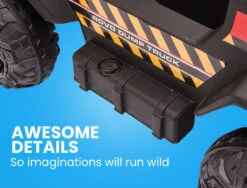 Rovo Kids Toy Dump Truck Kids Electric Ride On - Yellow -Kids Car Sales V219 KIDVEHROVADT1 74143 03