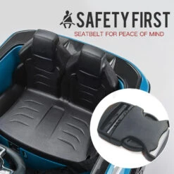 ROVO KIDS 12v Electric Kids Ride-On Car - Blue -Kids Car Sales V219 KIDVEHROVAEBL KIDVEHROVAEBL 07