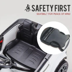 Rovo Kids 12v Electric Ride On Car With Remote - White 18 Rovo Kids 12v Electric Ride On Car With Remote - White -Kids Car Sales V219 KIDVEHROVAEWT 74147 06