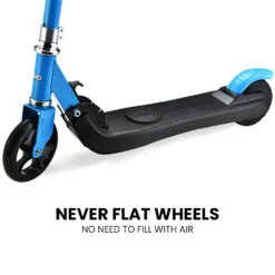 Rovo Kids 125W Foldable Kids Electric Scooter - Blue -Kids Car Sales V219 TRNESCRVM2BA 74424 07