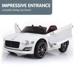 Kahuna Bentley Exp 12 Speed 6E Licensed 6v Electric Ride On Kids Car With Remote Control - White 17 Kahuna Bentley Exp 12 Speed 6E Licensed 6v Electric Ride On Kids Car With Remote Control - White -Kids Car Sales V240 CAR BEN WH 70545 05