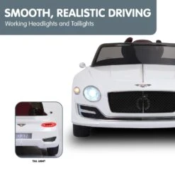 Kahuna Bentley Exp 12 Speed 6E Licensed 6v Electric Ride On Kids Car With Remote Control - White 19 Kahuna Bentley Exp 12 Speed 6E Licensed 6v Electric Ride On Kids Car With Remote Control - White -Kids Car Sales V240 CAR BEN WH 70545 07
