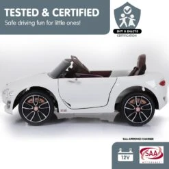 Kahuna Bentley Exp 12 Speed 6E Licensed 6v Electric Ride On Kids Car With Remote Control - White 21 Kahuna Bentley Exp 12 Speed 6E Licensed 6v Electric Ride On Kids Car With Remote Control - White -Kids Car Sales V240 CAR BEN WH 70545 09