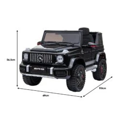 Kahuna Mercedes Benz AMG G63 Licensed Kids Ride On Car With Remote - Black -Kids Car Sales V240 CAR G63 BK 70551 02