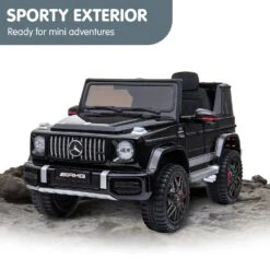 Kahuna Mercedes Benz AMG G63 Licensed Kids Ride On Car With Remote - Black -Kids Car Sales V240 CAR G63 BK 70551 03