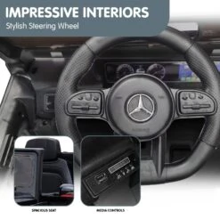 Kahuna Mercedes Benz AMG G63 Licensed Kids Ride On Car With Remote - Black -Kids Car Sales V240 CAR G63 BK 70551 04