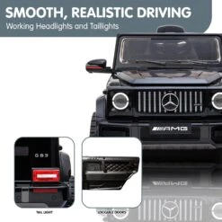 Kahuna Mercedes Benz AMG G63 Licensed Kids Ride On Car With Remote - Black -Kids Car Sales V240 CAR G63 BK 70551 06