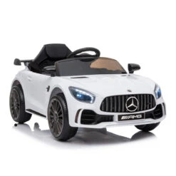 Kahuna Mercedes Benz GTR Licensed Kids Electric Ride On Car With Remote - White