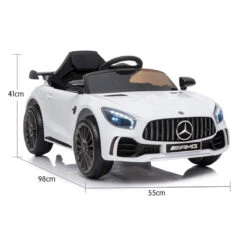 Kahuna Mercedes Benz GTR Licensed Kids Electric Ride On Car With Remote - White -Kids Car Sales V240 CAR GTR WH 70555 02