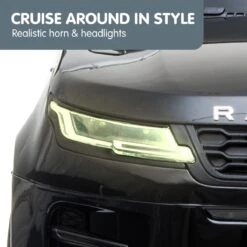 Kahuna Land Rover Licensed 12v Electric Kids Ride On Car With Remote - Black -Kids Car Sales V240 CAR LRV BK 70523 04