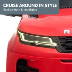 Kahuna Land Rover Licensed Kids Electric Ride On Car With Remote - Red -Kids Car Sales V240 CAR LRV RD 70525 02