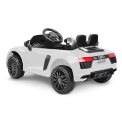 Kahuna R8 Spyder Audi Licensed 12v Electric Ride On Kids Car With Remote - White -Kids Car Sales V240 CAR SPD WH 70533 05