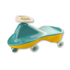 Howawa Italian Design Glide & Twist Kids Ride On Car - Green Yellow -Kids Car Sales V891 TOY ISCBG X1 197630 00
