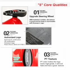 Howawa Italian Design Glide & Twist Kids Ride On Car - Green Yellow -Kids Car Sales V891 TOY ISCBG X1 197630 05