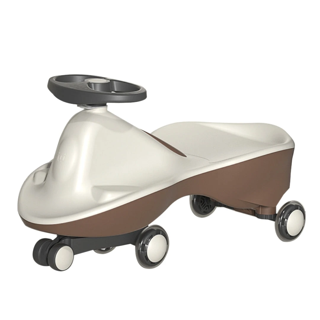 Howawa Italian Design Glide & Twist Kids Ride On Car - Mocha White 8 Howawa Italian Design Glide & Twist Kids Ride On Car - Mocha White - Image 8