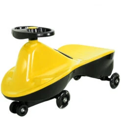 Howawa Italian Design Glide & Twist Kids Ride On Car - Yellow -Kids Car Sales V891 TOY NSCY X1 197632 00