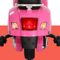 Vespa Licensed GTS Kids Electric Ride-On Motorcycle - Pink 10 Vespa Licensed GTS Kids Electric Ride-On Motorcycle - Pink -Kids Car Sales Vespa Licensed GTS Kids Electric Ride On Motorcycle Pink 3