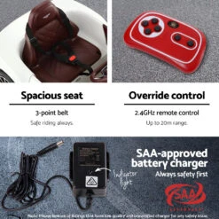 Bentley Style EXP12 Licensed 12v Electric Kids Ride On Car - White -Kids Car Sales White Electric Kids Ride On Car 2