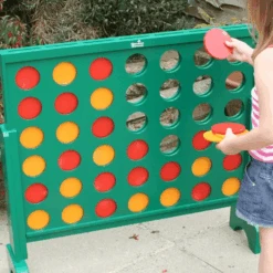 Wooden Jumbo 4 Supersized Giant Connect 4 Style Game 73cm X 84cm -Kids Car Sales YG01273