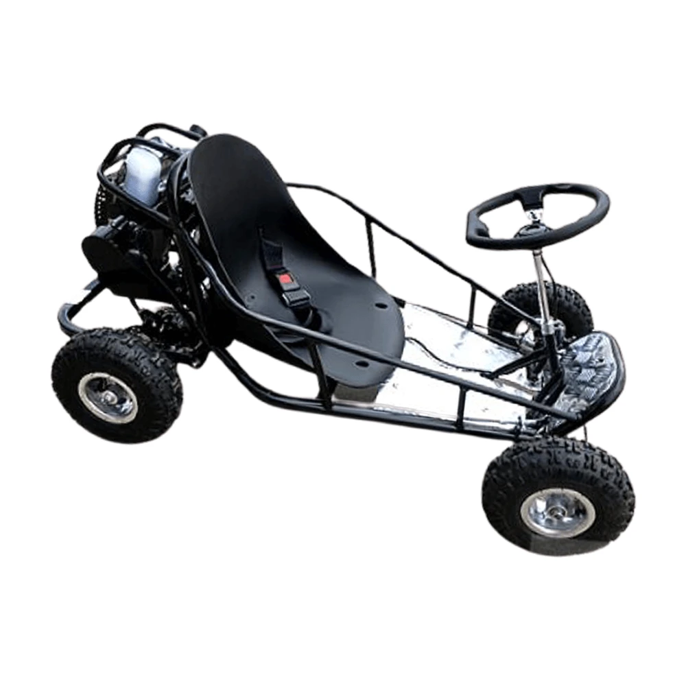 MJM 49cc Automatic 2-Stroke Kids Mini Go Kart - Black 2 MJM 49cc Automatic 2-Stroke Kids Mini Go Kart - Black - Image 2
