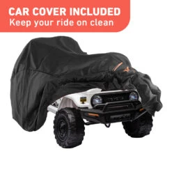 Kahuna Authorized Toyota Electric Kids Ride-on Car Fj Cruiser - White -Kids Car Sales car cover kahuna authorised toyota fj cruiser kids electric ride on car green