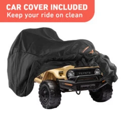 Kahuna Authorised Toyota Fj Cruiser Kids Electric Ride On Car - Khaki -Kids Car Sales car cover kahuna authorised toyota fj cruiser kids electric ride on car khaki