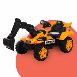 New Aim 6v Kids Electric Ride On Excavator Truck