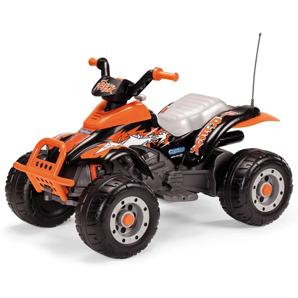Peg Perego Corral T-Rex 12v Ride-On Kids Quad Bike 1 Peg Perego Corral T-Rex 12v Ride-On Kids Quad Bike