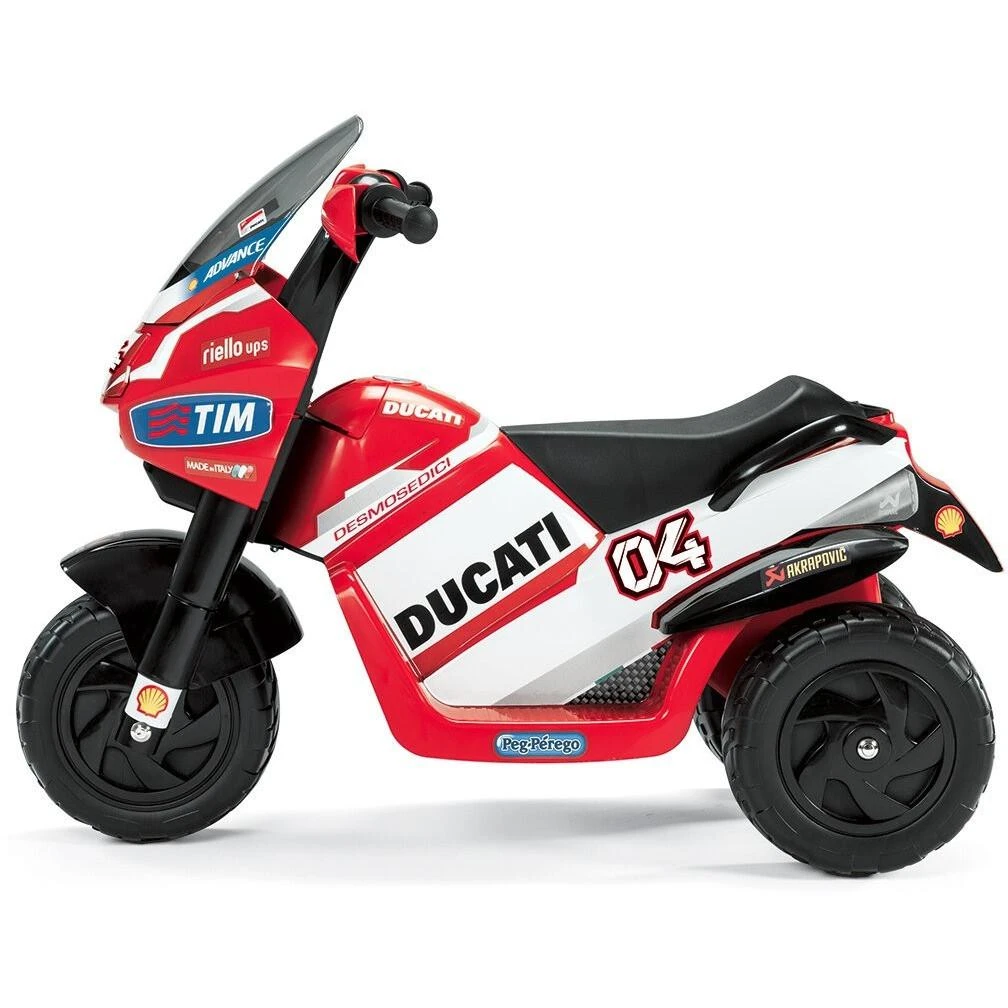 Peg Perego Ducati Desmosedici 6v Kids Ride-On Motorbike 2 Peg Perego Ducati Desmosedici 6v Kids Ride-On Motorbike - Image 2