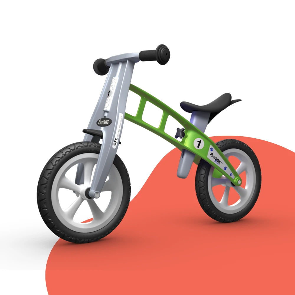 FirstBIKE Lightweight Basic Balance Bike No Brake - Green 1 FirstBIKE Lightweight Basic Balance Bike No Brake - Green