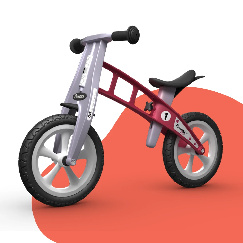 FirstBIKE Lightweight Basic Balance Bike No Brake - Red 1 FirstBIKE Lightweight Basic Balance Bike No Brake - Red