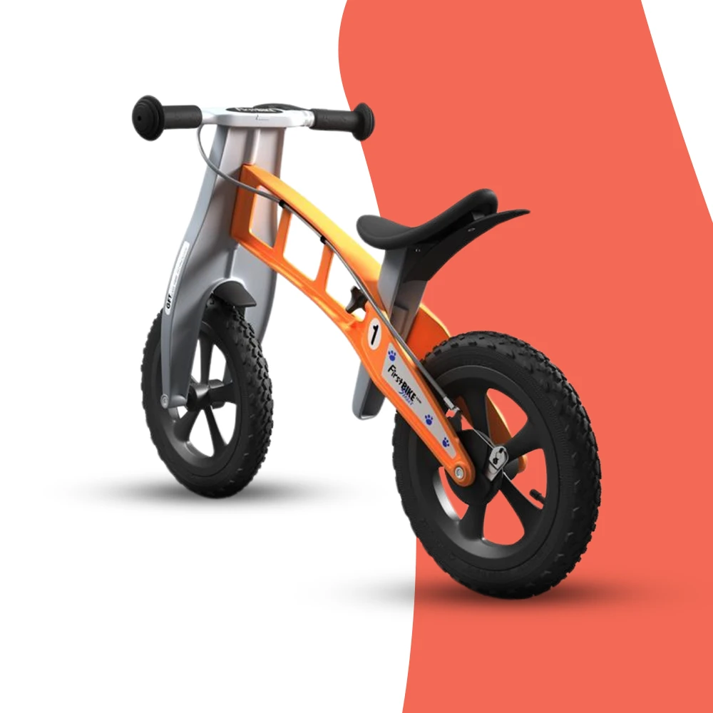 FirstBIKE Lightweight Cross Balance Bike With Brake - Orange 4 FirstBIKE Lightweight Cross Balance Bike With Brake - Orange - Image 4