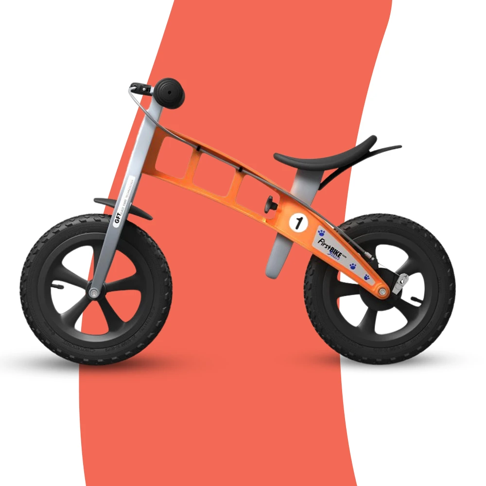FirstBIKE Lightweight Cross Balance Bike With Brake - Orange 6 FirstBIKE Lightweight Cross Balance Bike With Brake - Orange - Image 6