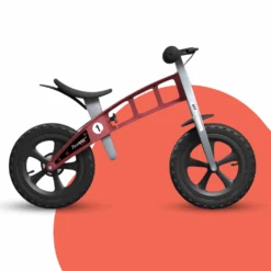 FirstBIKE Lightweight Cross Balance Bike With Brake - Red -Kids Car Sales firstbike lightweight cross balance bike with brake red 3