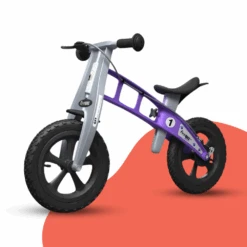 FirstBIKE Lightweight Cross Balance Bike With Brake - Violet
