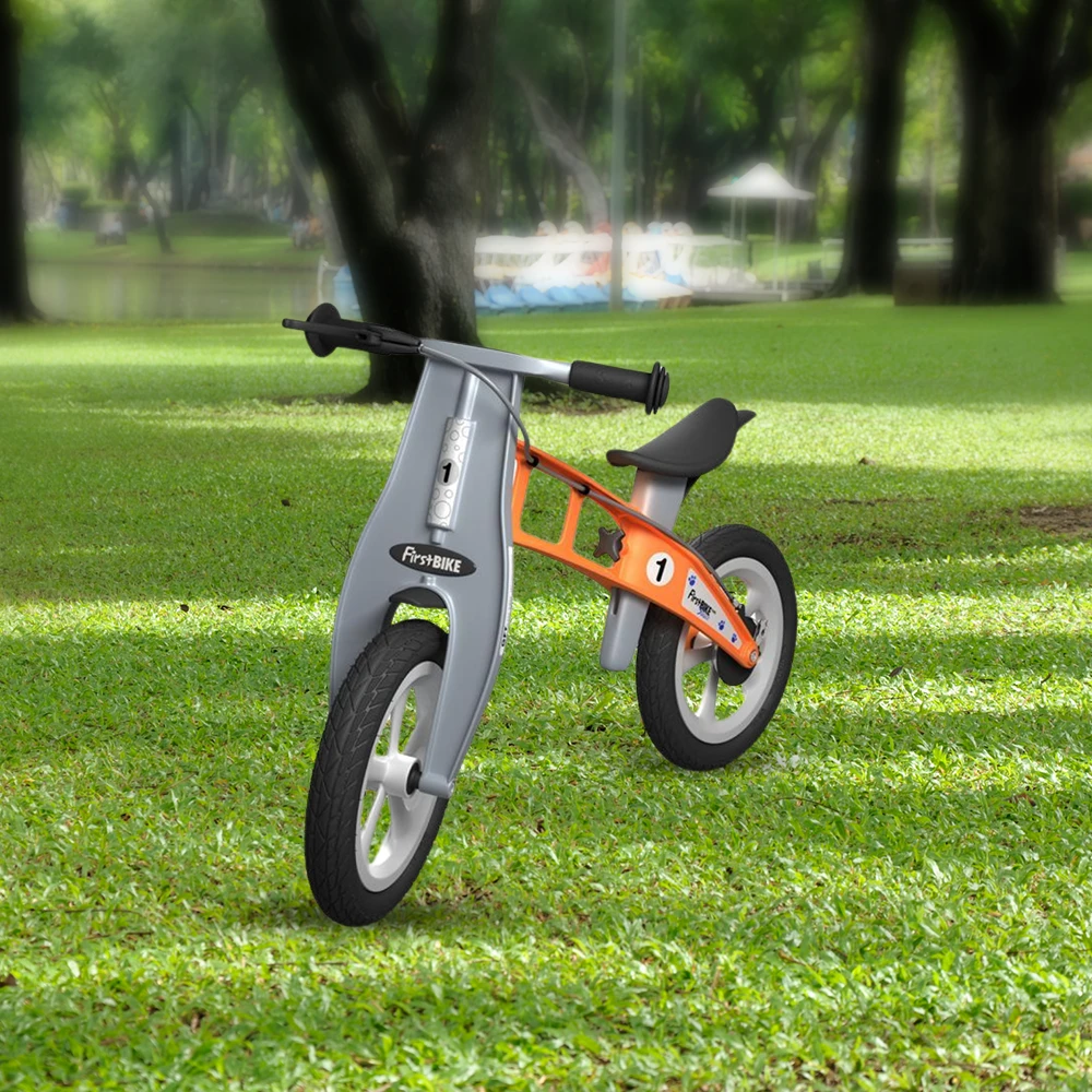 FirstBIKE Lightweight Street Balance Bike With Brake - Orange 2 FirstBIKE Lightweight Street Balance Bike With Brake - Orange - Image 2