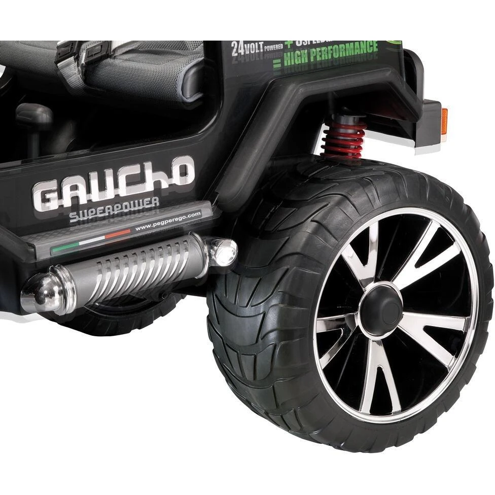Peg Perego Gaucho Superpower 24v Twin Seat Off-Road Kids Car 7 Peg Perego Gaucho Superpower 24v Twin Seat Off-Road Kids Car - Image 7