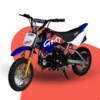 GMX Chip 50cc Petrol-Powered 4-Stroke Kids Dirt Bike - Blue