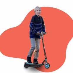 Bullet 140W ZPS Kids Electric Foldable Scooter - Blue -Kids Car Sales go skitz 0 3 kids electric scooter blue 1 1fc77abf 1304 4a59 94f8 f0573e472d55