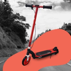 Go Skitz VS100 Kids Electric Scooter - Red 8 Go Skitz VS100 Kids Electric Scooter - Red -Kids Car Sales go skitz vs100 kids electric scooter oil slick 4