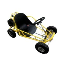 MJM 49cc Automatic 2-Stroke Kids Mini Go Kart - Yellow